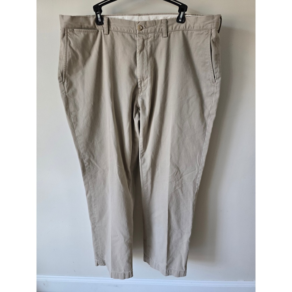 Polo Ralph Lauren Mens Classic Fit Chino Pants Tan Khaki Cotton Twill 40x32